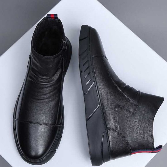 Mens-midtop-leather-s - Picture 2 of 4